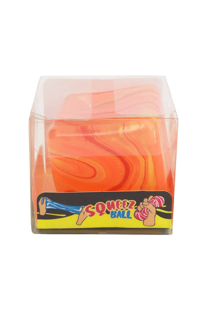Marbled Cube Putty Filled Squishy