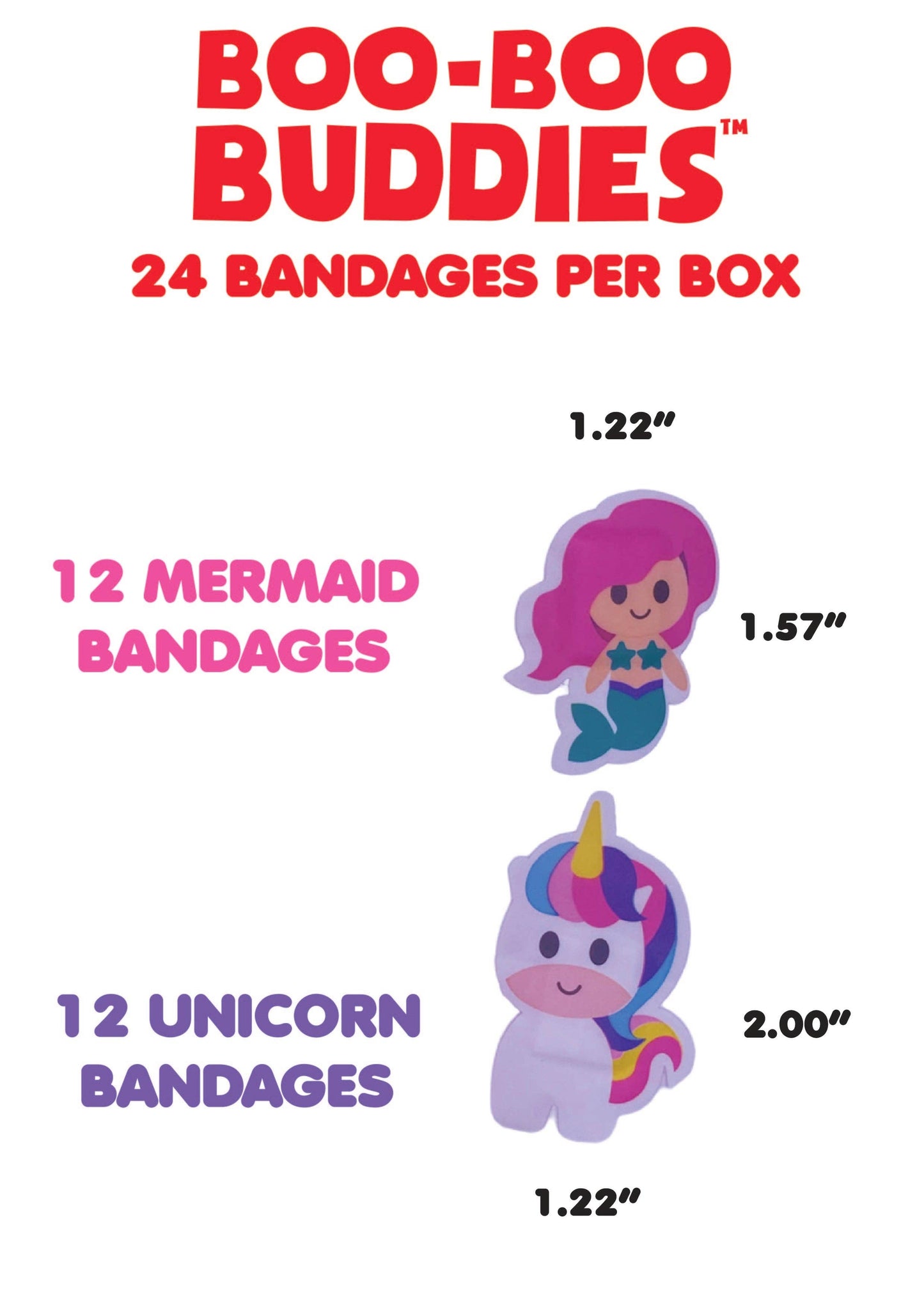 Mermaid and Unicorn Bandages