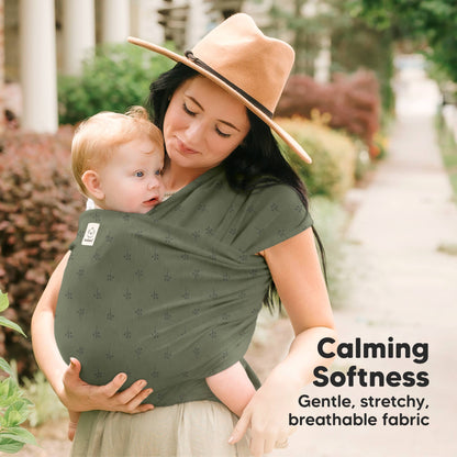 KeaBabies Original Baby Wrap Carrier-Forest Berries
