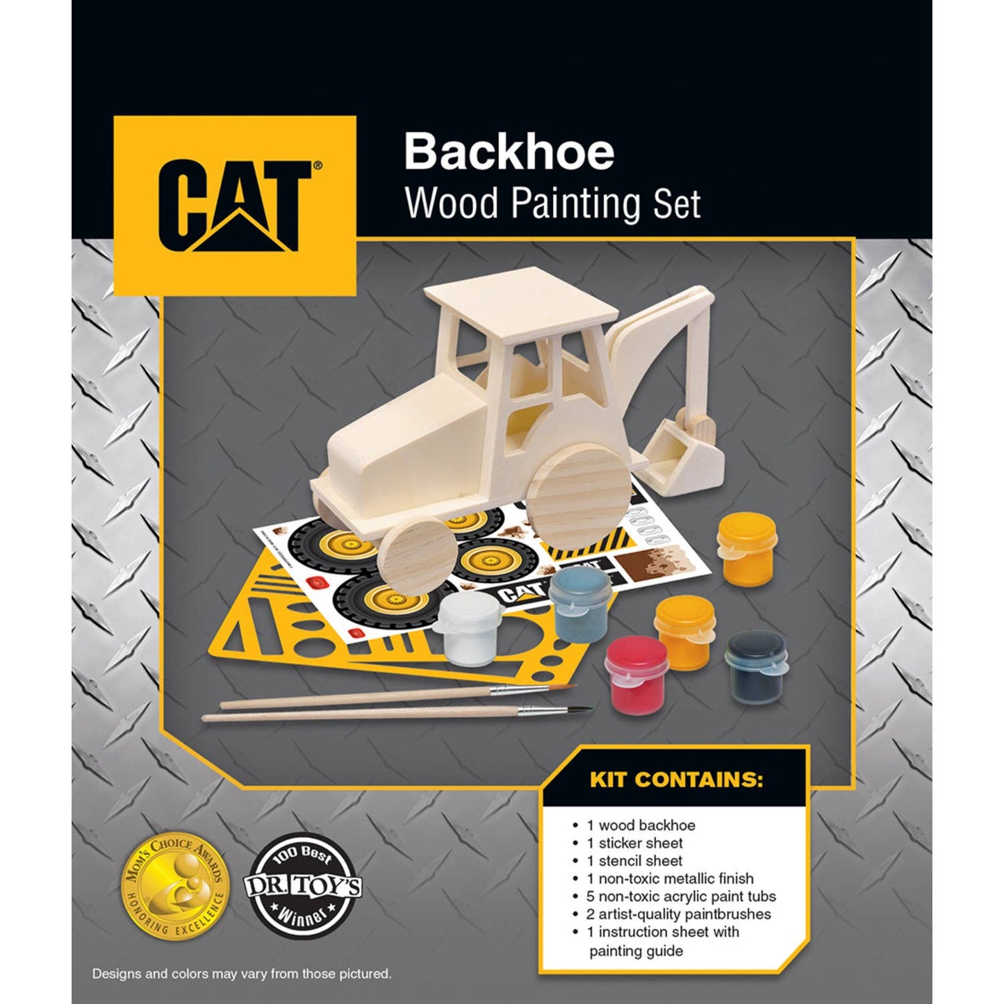 CAT - Caterpillar Backhoe Wood Paint Kit