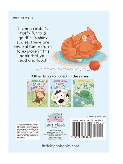 Adorable Pets -Touch and Feel Sensory Board Book