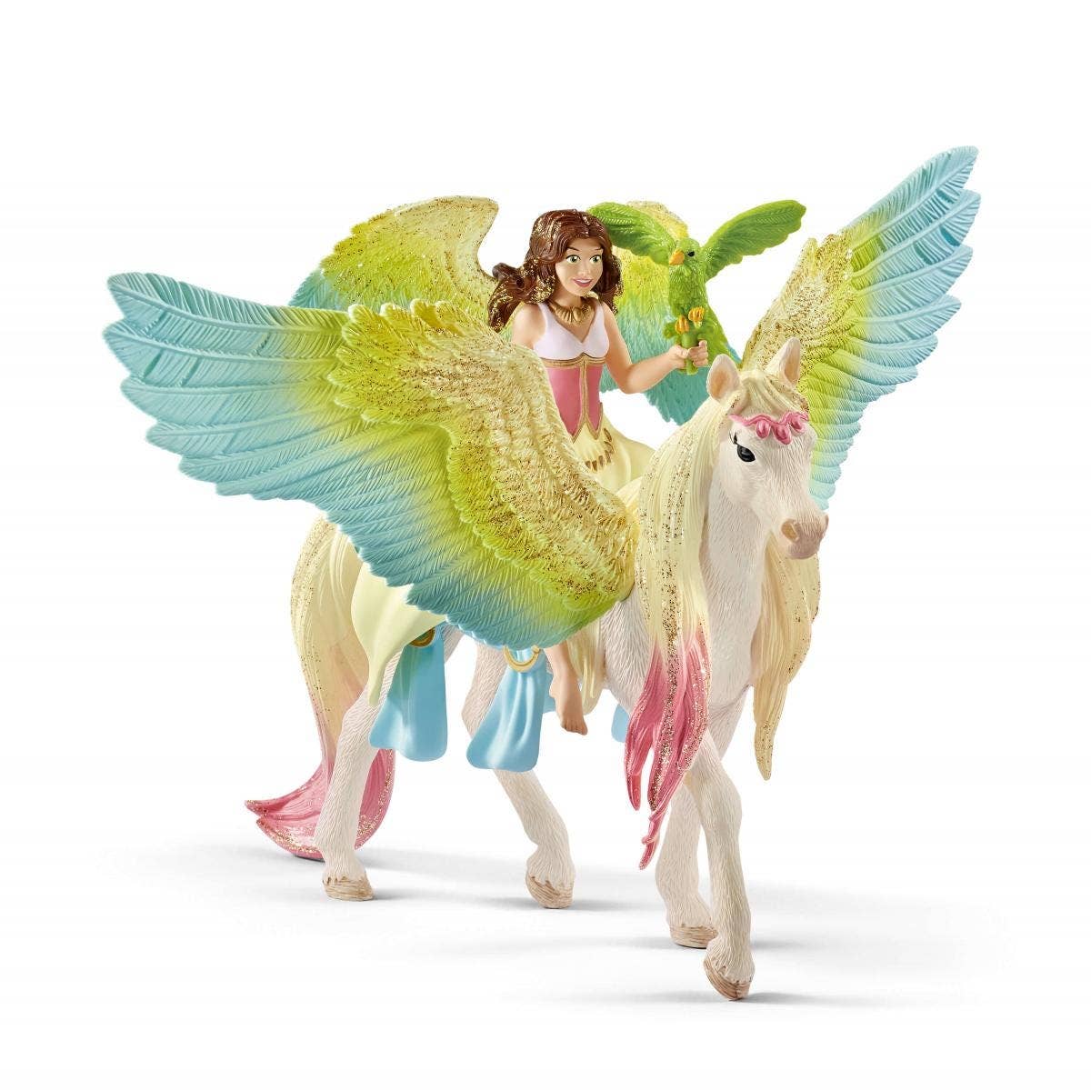 Fairy Surah With Glitter Pegasus Fairy Toy Playset