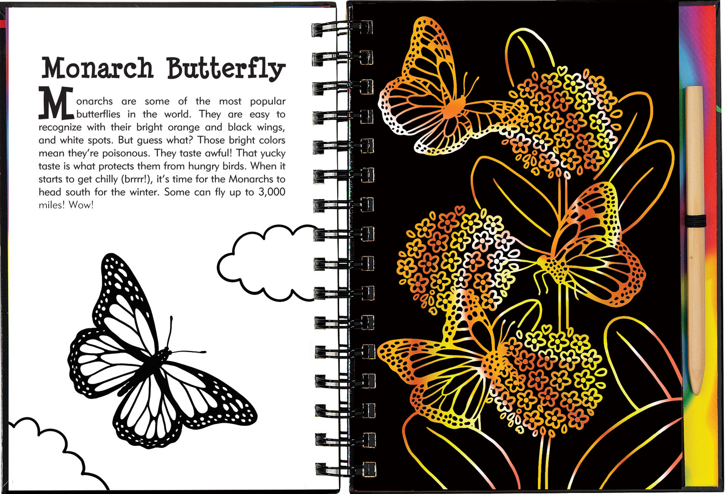 Scratch & Sketch™ Butterflies & Friends