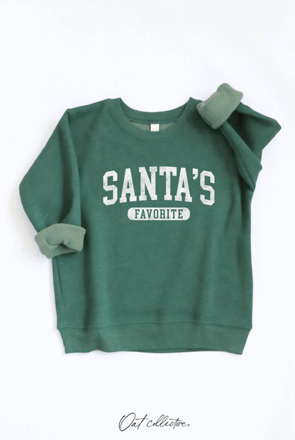 SANTA'S FAVORITE Toddler Unisex Graphic Sweatshirt