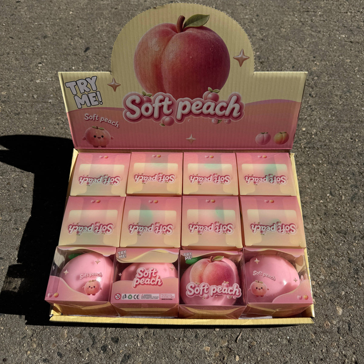 Crackling Crunchy Peach Squishy- BR234