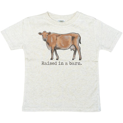 COW "Raised in a barn" Toddler/Youth Tee