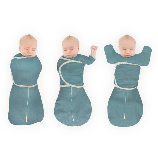 Omni Swaddle Sack, Heathered Teal