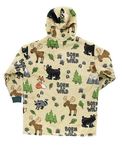 Wearable Blanket – Born to Be Wild Kid Blanket Hoodie