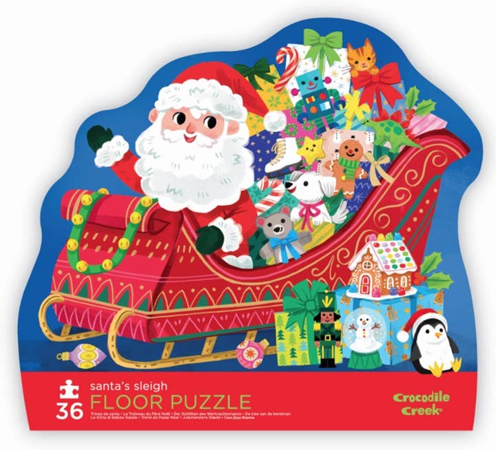 36-Piece Puzzle - Santa's Sleigh