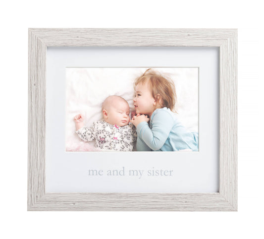 Rustic Me & My Sister Picture Frame