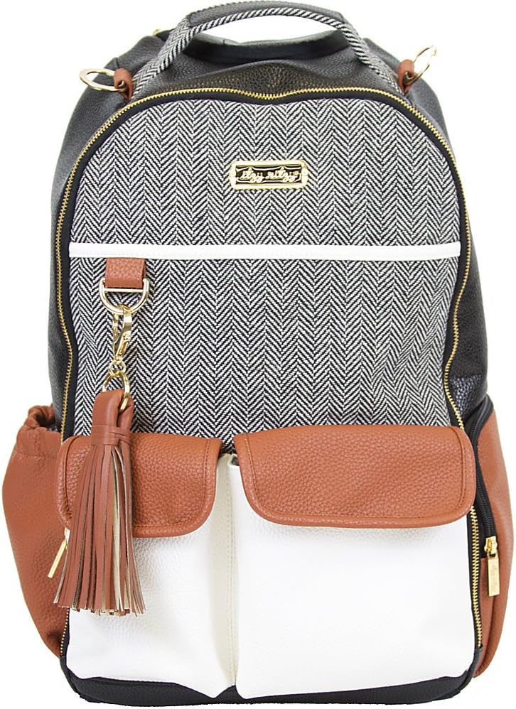 Itzy Ritzy Boss Backpack-Coffee and Cream