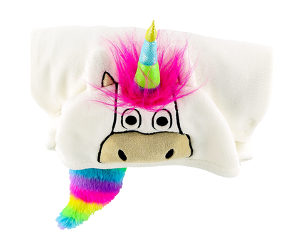 Wearable Hooded Fleece Blankets For Kids - Unicorn