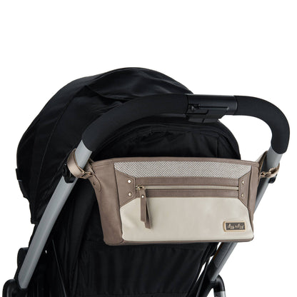 Vanilla Latte Travel Stroller + Wagon Caddy