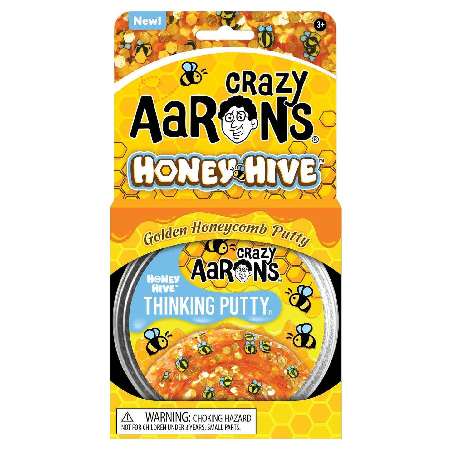 Honey Hive - Full Size 4" Thinking Putty Tin