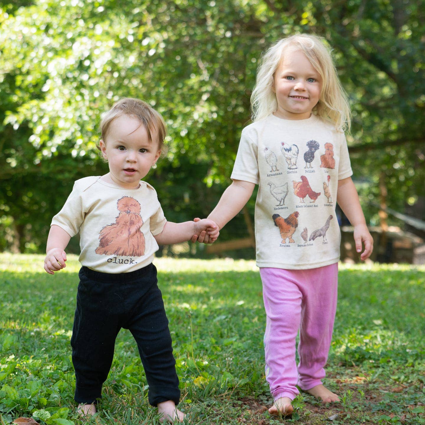 Chicken Breeds Homestead Farm Toddler Youth Tee