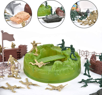 Fun Bucket Military Battle Group Playset