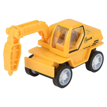 2.5" Mini Diecast Pull Back Construction Vehicle