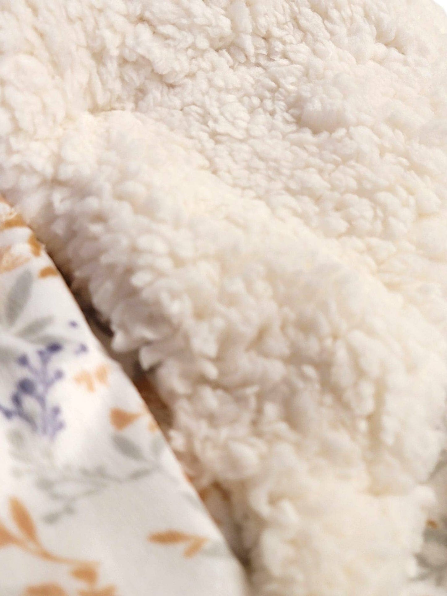 30" x 40" Floral Sherpa Baby Blanket