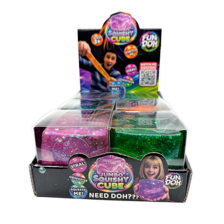 Fun Doh JUMBO Squishy Cube | Viral Assortment