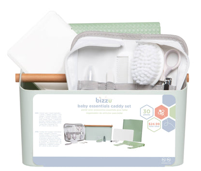 Sage Green Diaper Caddy Set