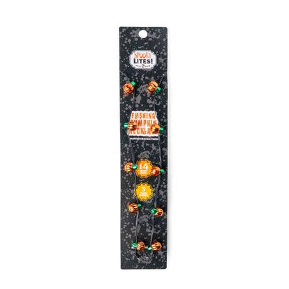 Spooky LITES! Flashing Pumpkin Necklace