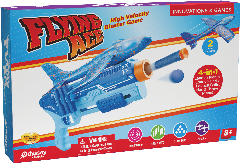 Flying Ace High Velocity Blaster Game – 3-in-1 Foam Launcher