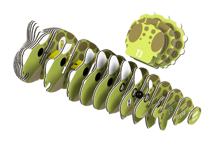 EUGY Tricera 3D Puzzle
