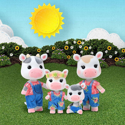 Honey Bee Acres Cloverberries Cow Animal Family 4-Pack