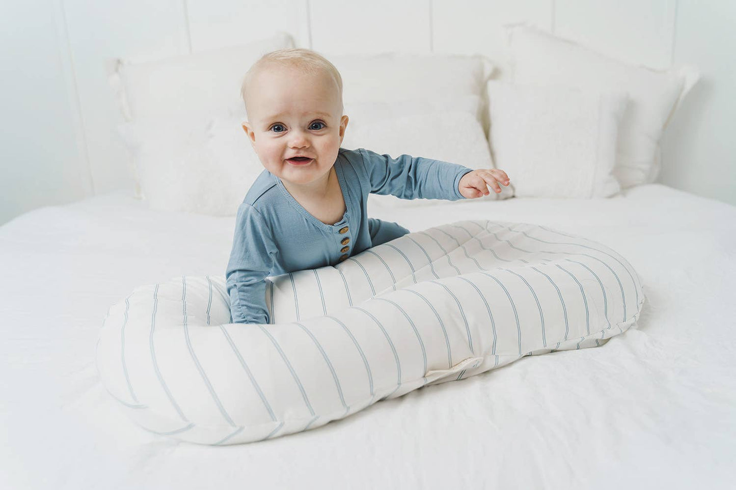 Cocoon Lounger Cover (Baby, Accessory): Onyx Stripe / 0-9 months