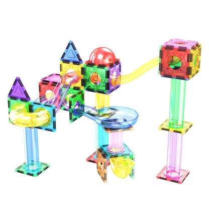 Magnetic Marble Run Track (50 Pieces)