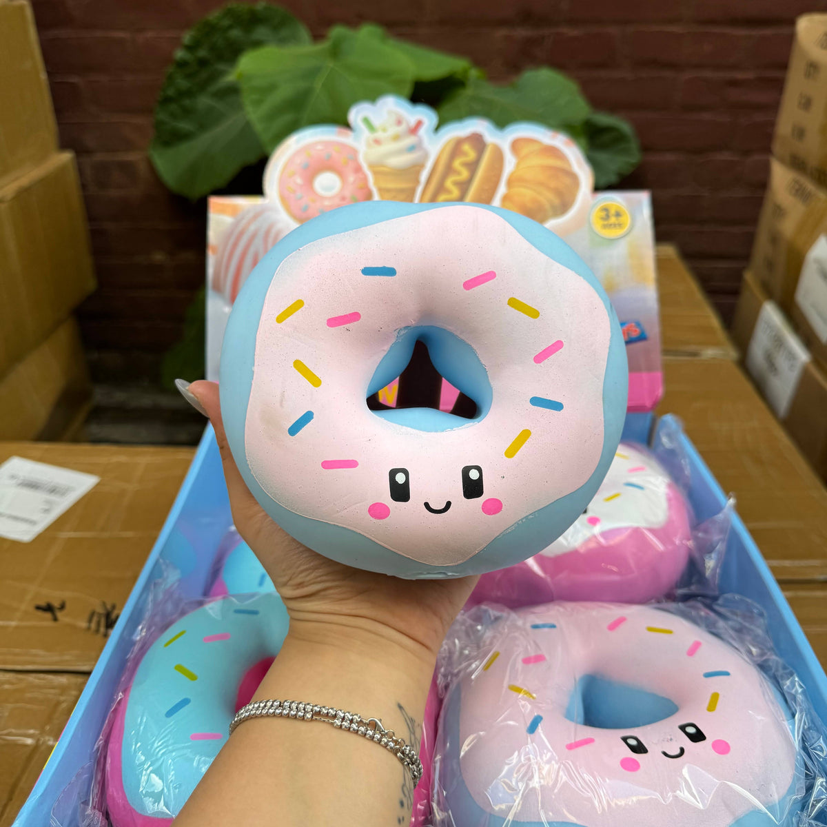 JUMBO Sprinkled Donut Squishy | A203