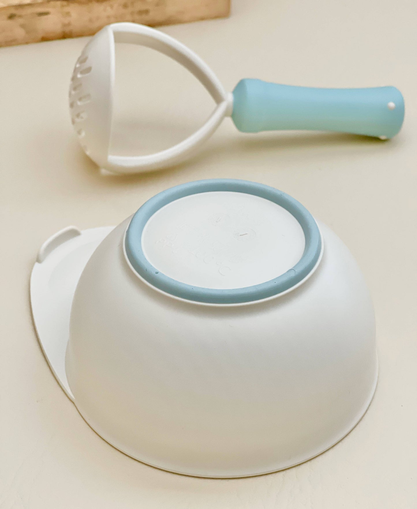 Baby Food Masher Bowl Blue