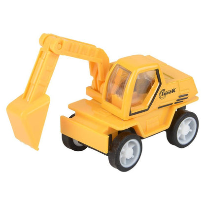 2.5" Mini Diecast Pull Back Construction Vehicle