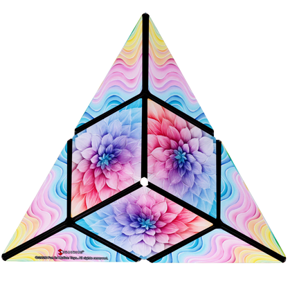 Shashibo Tie Dye Twist Magnetic Puzzle Cube STEAM MESH - NEW