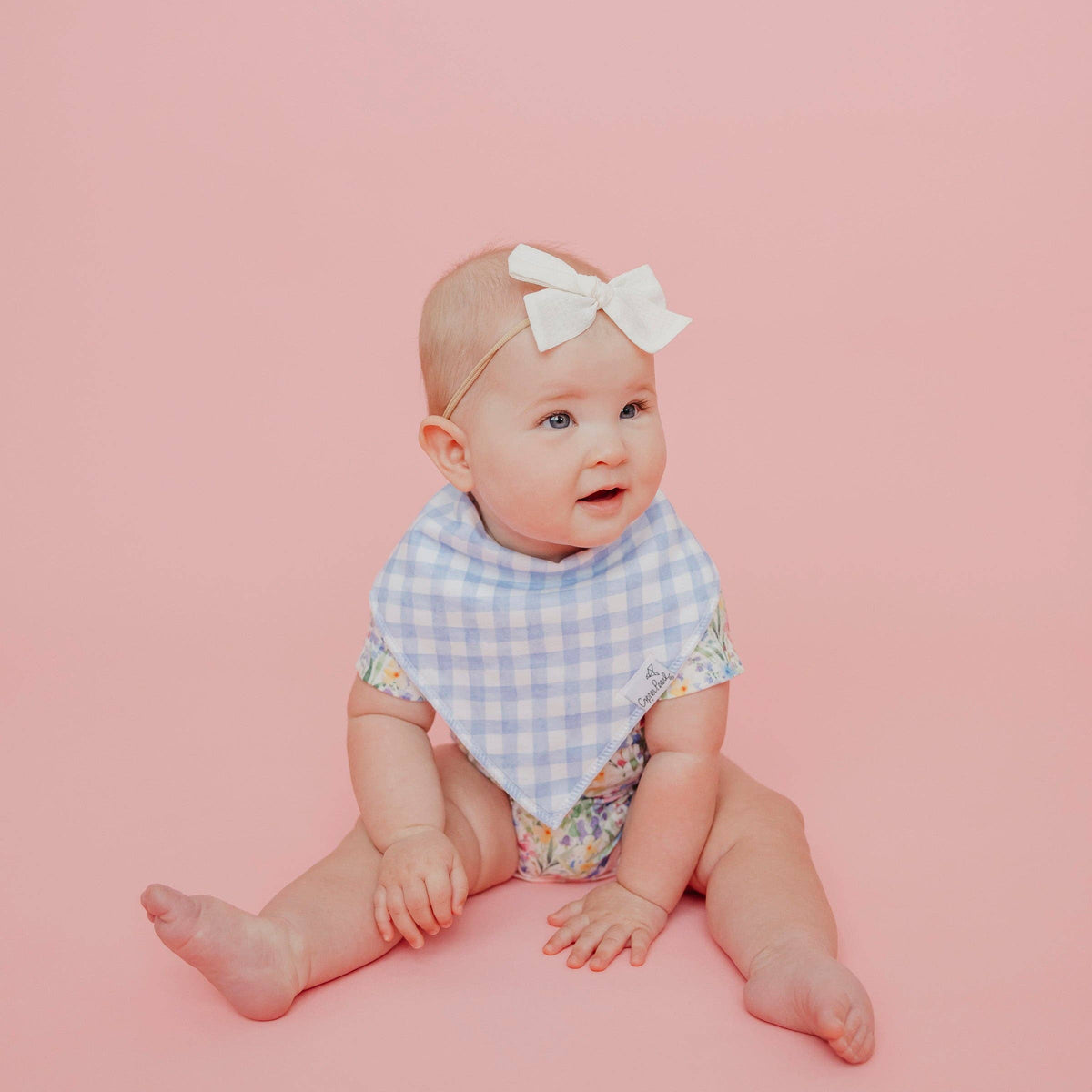 4 Pack Baby Bandana Bibs - Catherine