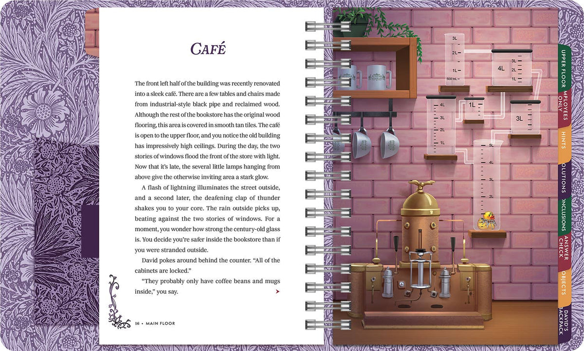 Puzzling Escapes: Trapped in the Bookstore- Escape Room Book