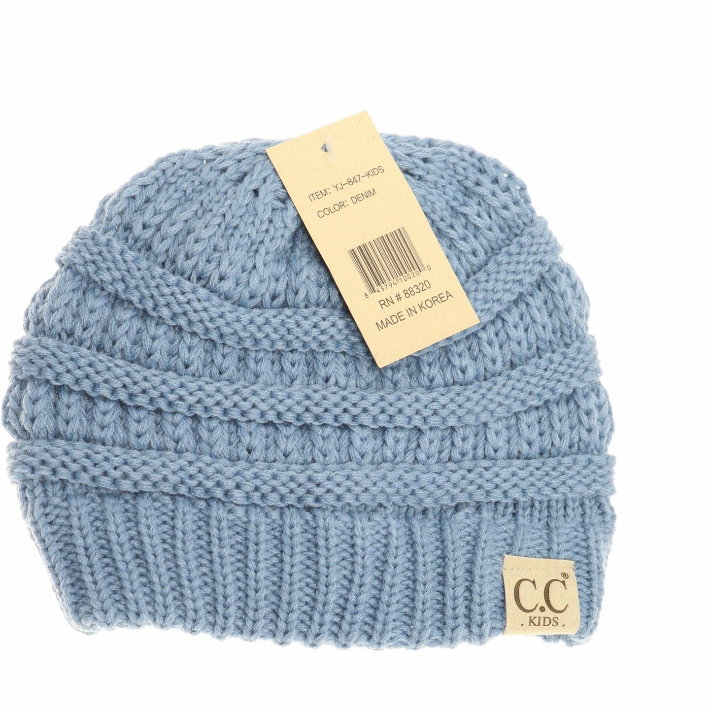 Kids Solid CC Beanie for Everyday Wear