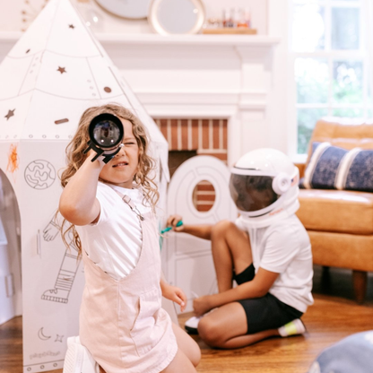 The Rocket Box Coloring Cardboard Playhouse Toy for Kids