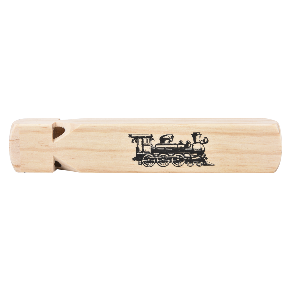 (T) 7.5" WOODEN TRAIN WHISTLE