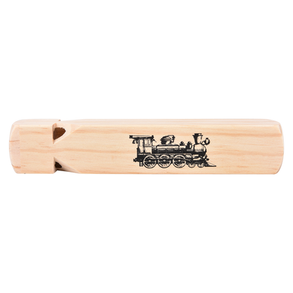 (T) 7.5" WOODEN TRAIN WHISTLE