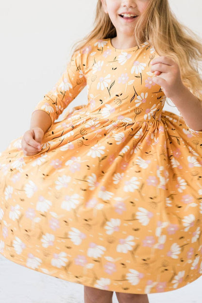 Dandelions in Fall Twirl Dress