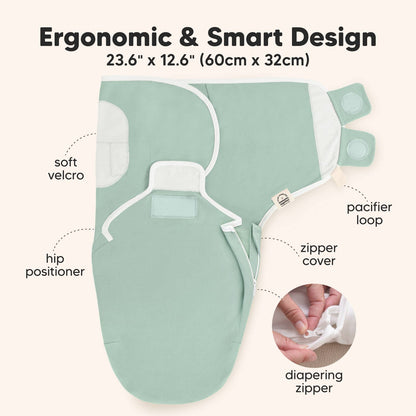3pk Soothe Zippy Baby Swaddles, Newborn Sleep Sack