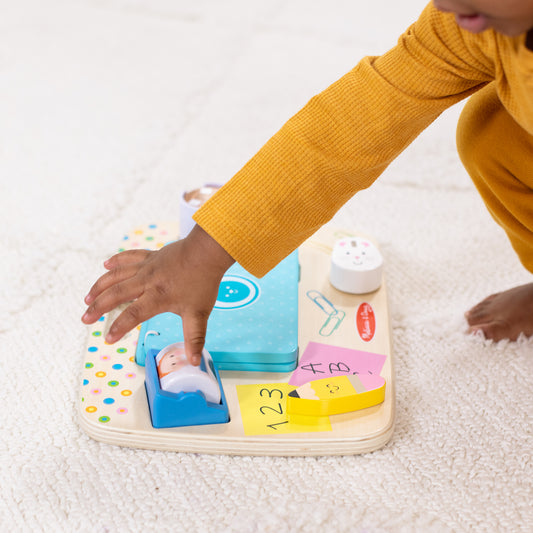 Wooden Work & Play Desktop Activity Board