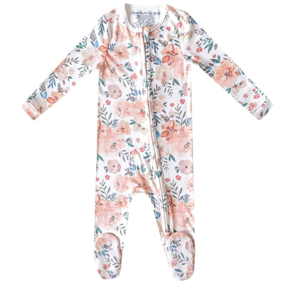 Zip-Up Footie Pajama - Autumn