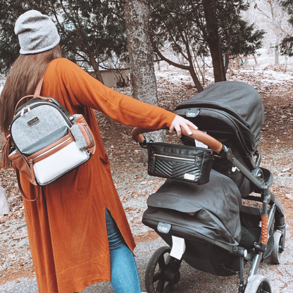 Coffee & Cream Itzy Mini™ Diaper Bag Backpack