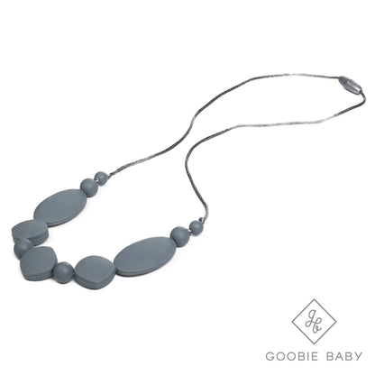 Luna Teething Necklace - Gray