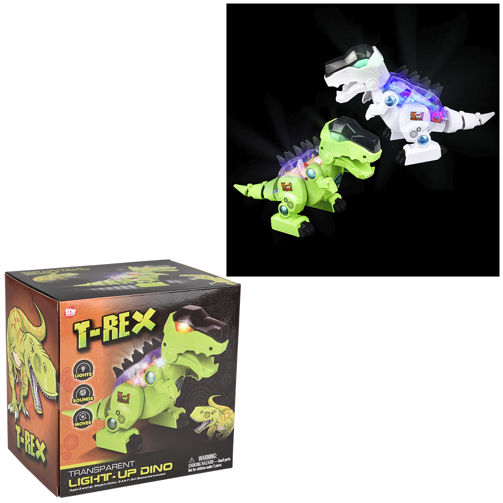10" LIGHT-UP GEAR T-REX
