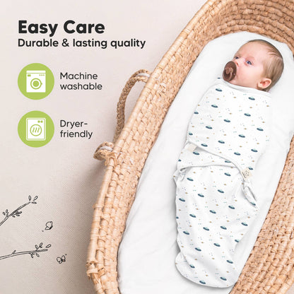 3pk Soothe Baby Swaddles 0-3 Months, Sleep Sack for Newborns