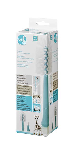 Mii Sophie la Girafe 2 Brushes in 1 Cleaning Brush