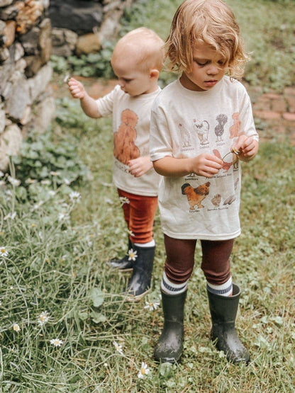 Chicken Breeds Homestead Farm Toddler Youth Tee